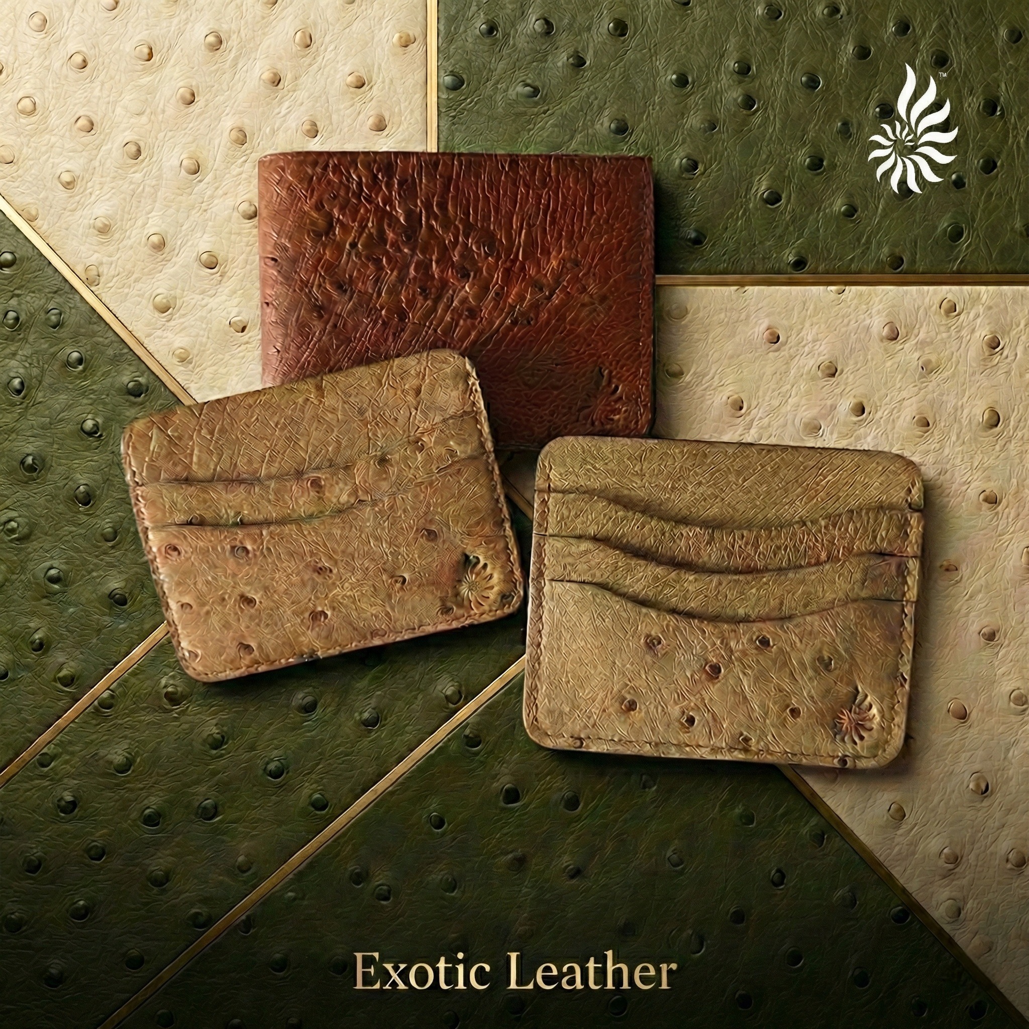 Exotic Leather Card Wallet