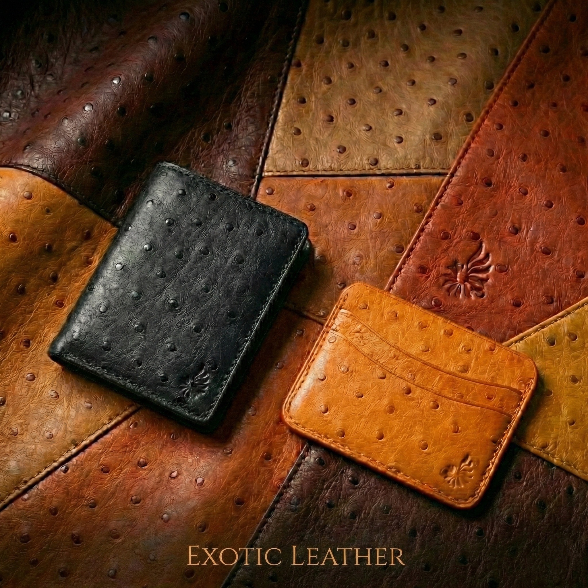 Exotic Leather Card Wallet