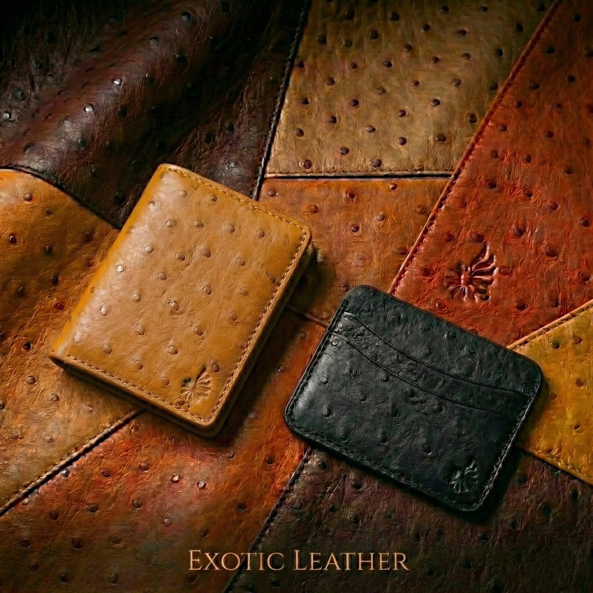 Exotic Leather Card Wallet