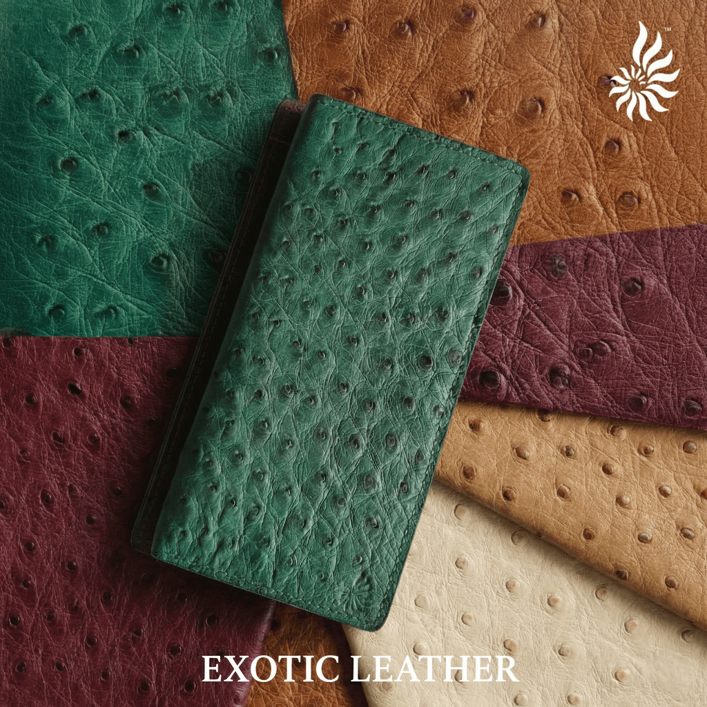 Exotic Leather Ladies Card Wallet