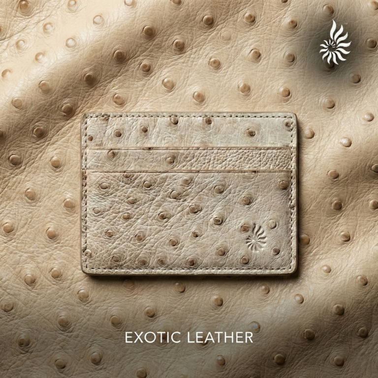 Exotic Leather Ladies Card Wallet