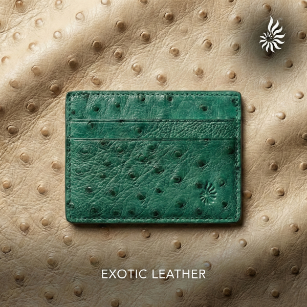 Exotic Leather Ladies Card Wallet