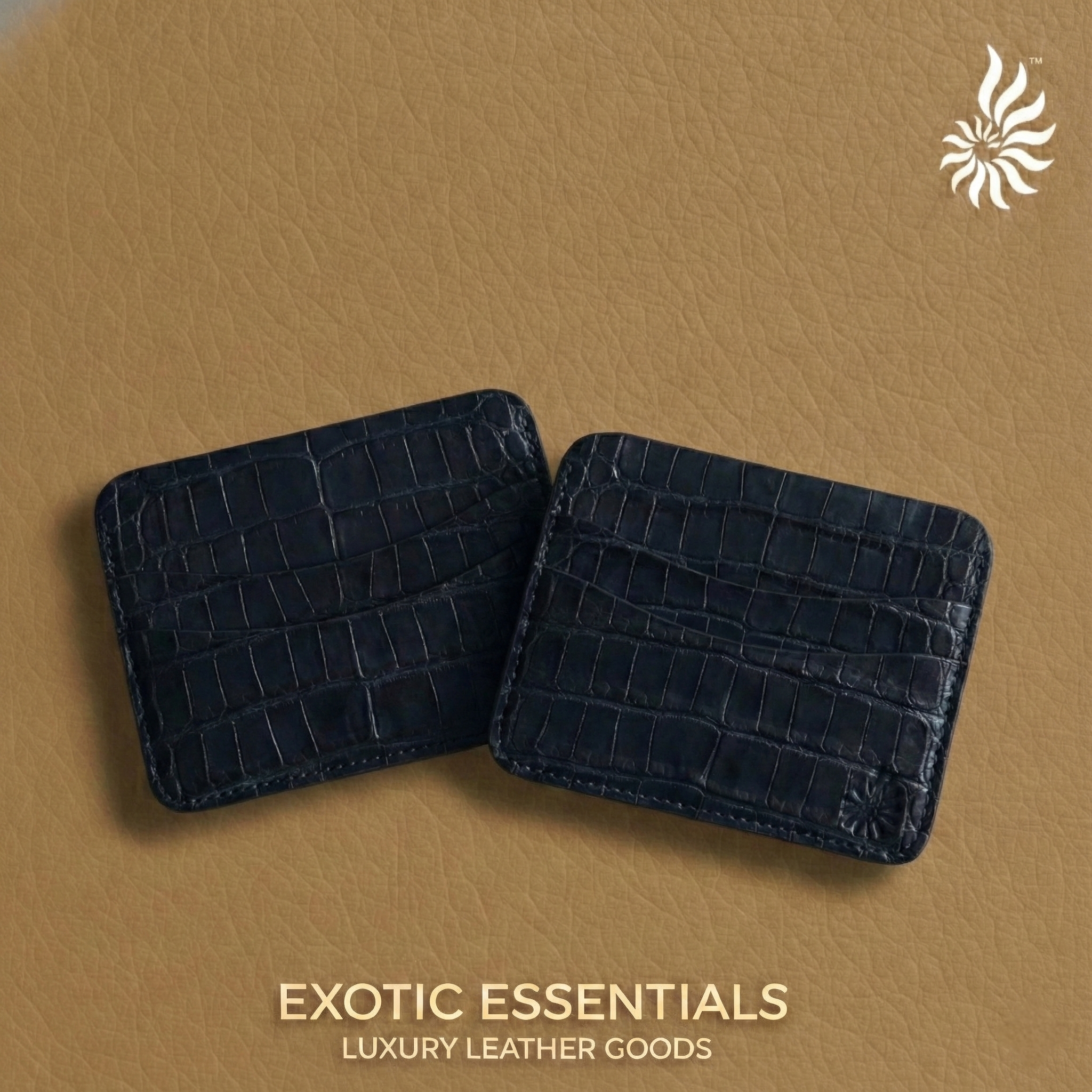 Exotic Leather Card Wallet