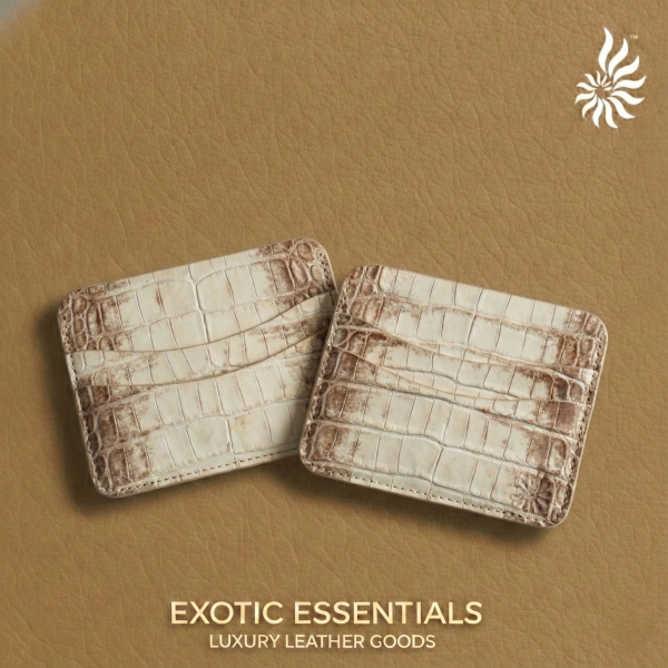 Exotic Leather Card Wallet