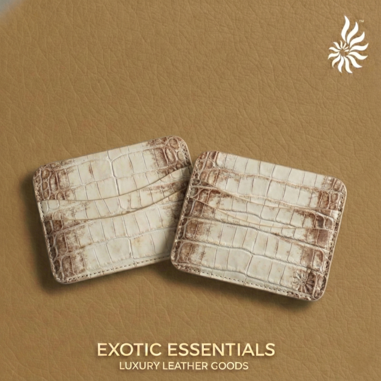 Exotic Leather Card Wallet