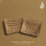 Exotic Leather Card Wallet