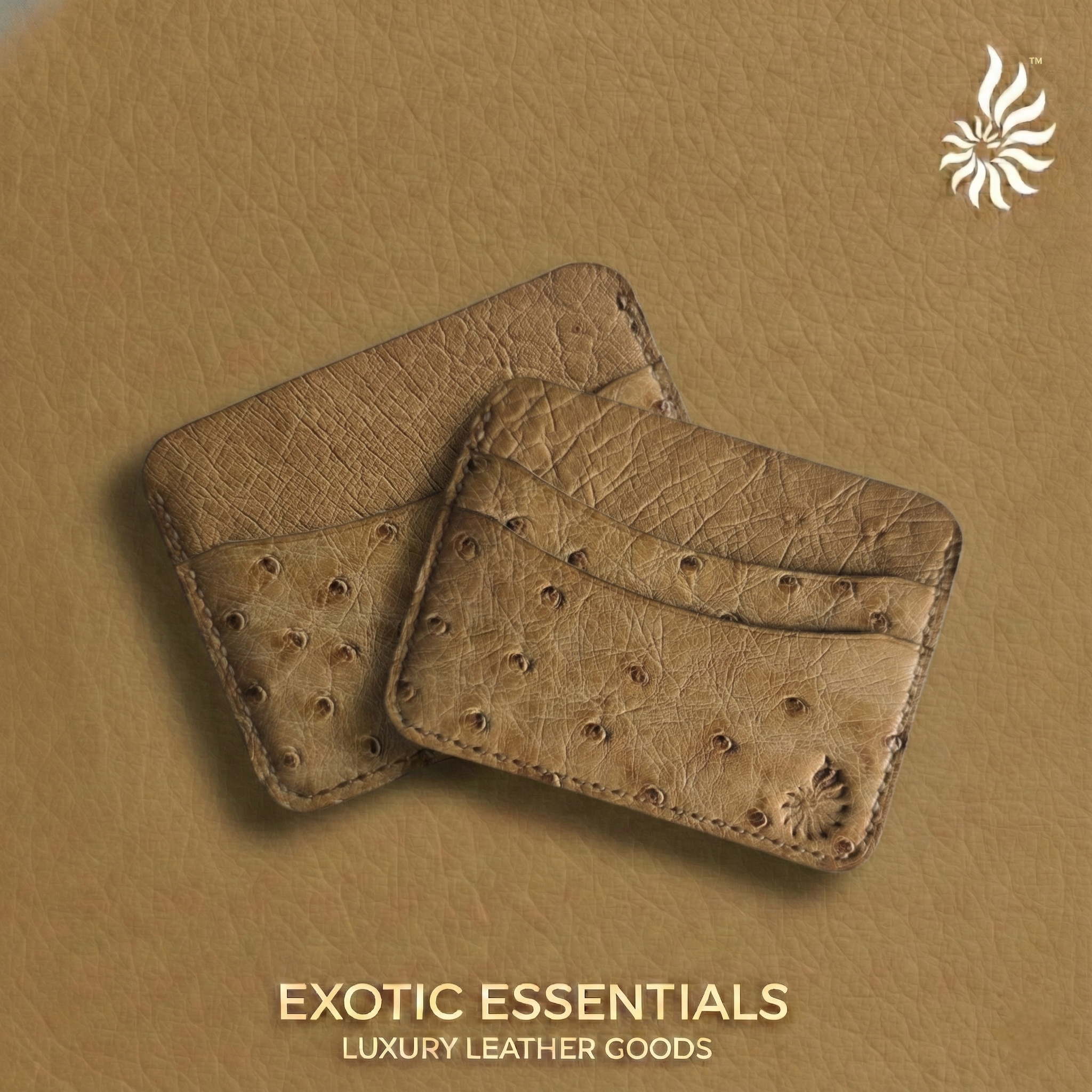 Exotic Leather Card Wallet