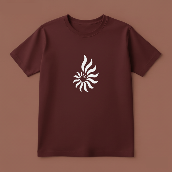 Root Cotton Maroon Tee