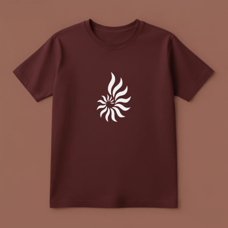 Root Cotton Maroon Tee