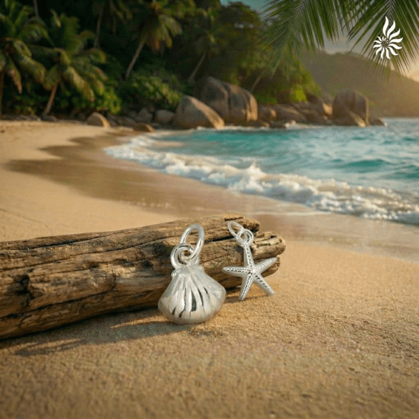 Ocean Scallop Charm