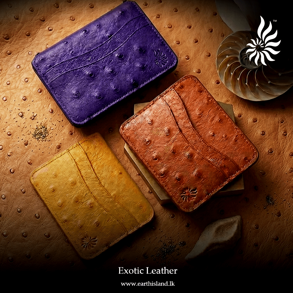 Ostrich Card Wallet