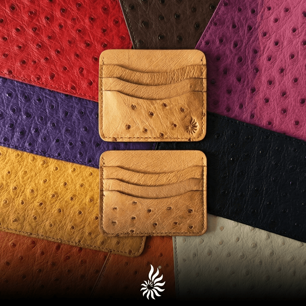 Ostrich Card Wallet
